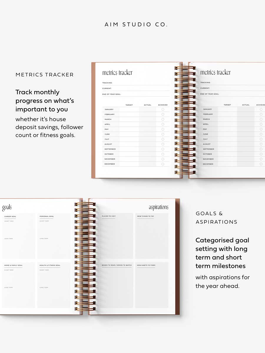 Spiral 2026 Personalised A5 Weekly Planner