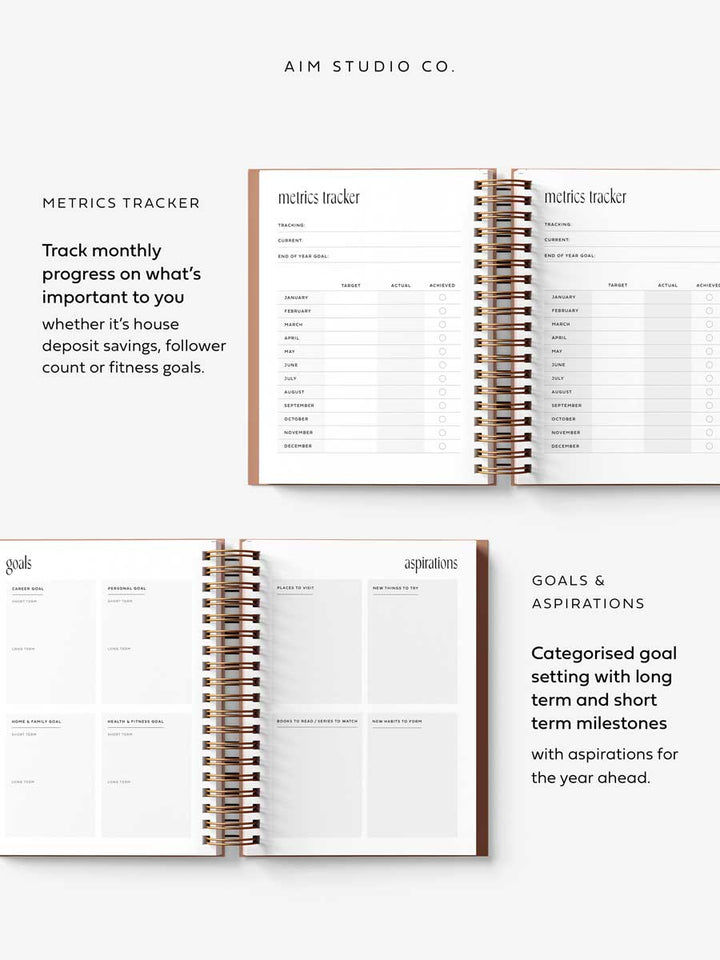 Spiral 2026 Personalised A5 Weekly Planner