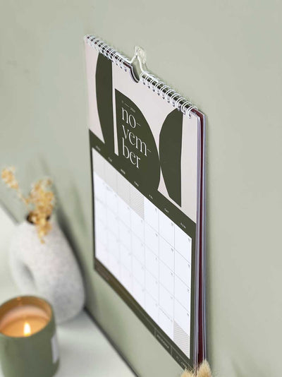 A4 2024 Wall Calendar | Hanging Month View Planner