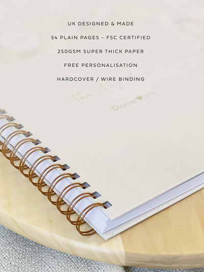 'Our Wedding Day' Personalised Hardback Scrapbook