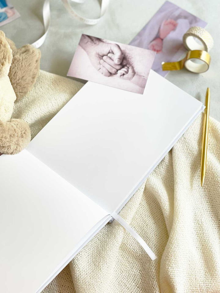 SLIGHT SECONDS | 'From Bump to Baby' Personalised Hardcover Memory Book, A5