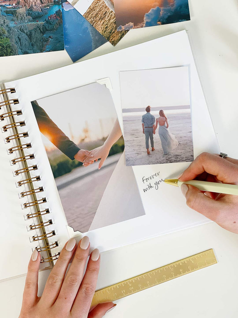 White Photo Corner Sticker Sheets