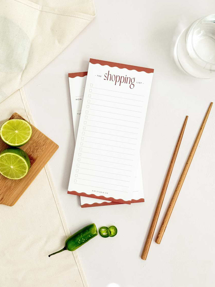 Shopping List Notepad | DL Grocery List Pad