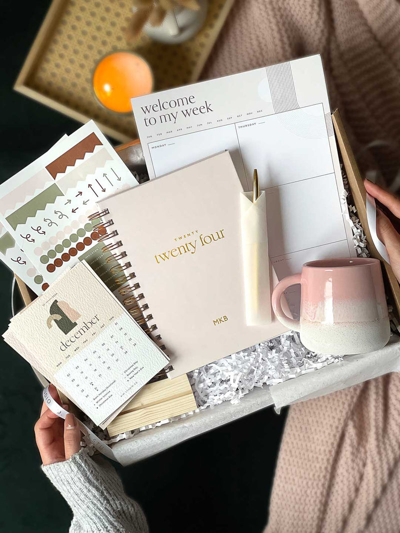 2024 Ultimate Planner Stationery Bundle: Diary, Notepad, Calendar, Mug & More