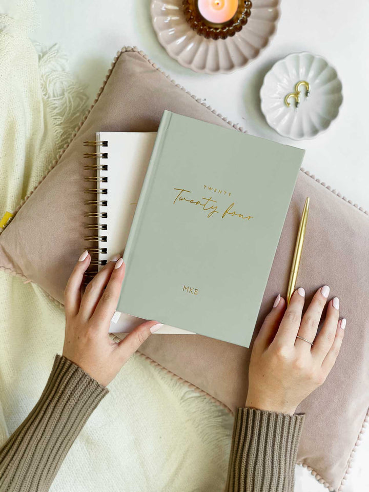 SECONDS | Sage Green A5 Week to View Personalised Diary
