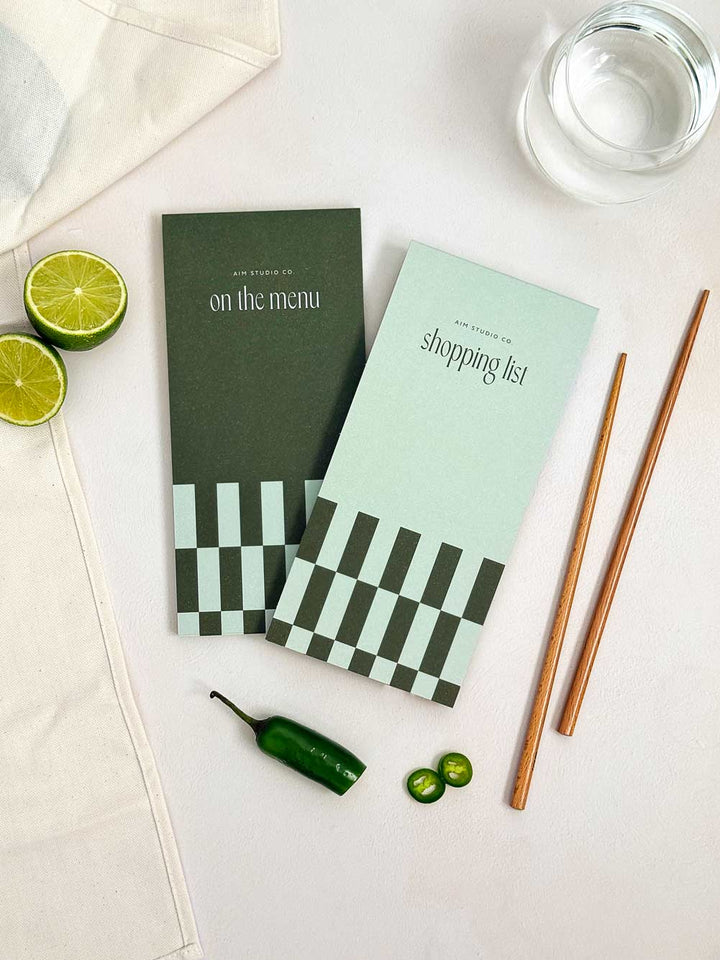 Shopping List Pad | Tear-Off Notepad with Cover