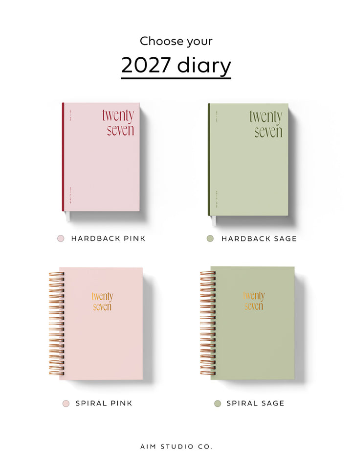 The Everyday Planning Set - 2027 Diary, A5 Notepad &amp; Pen Gift Set