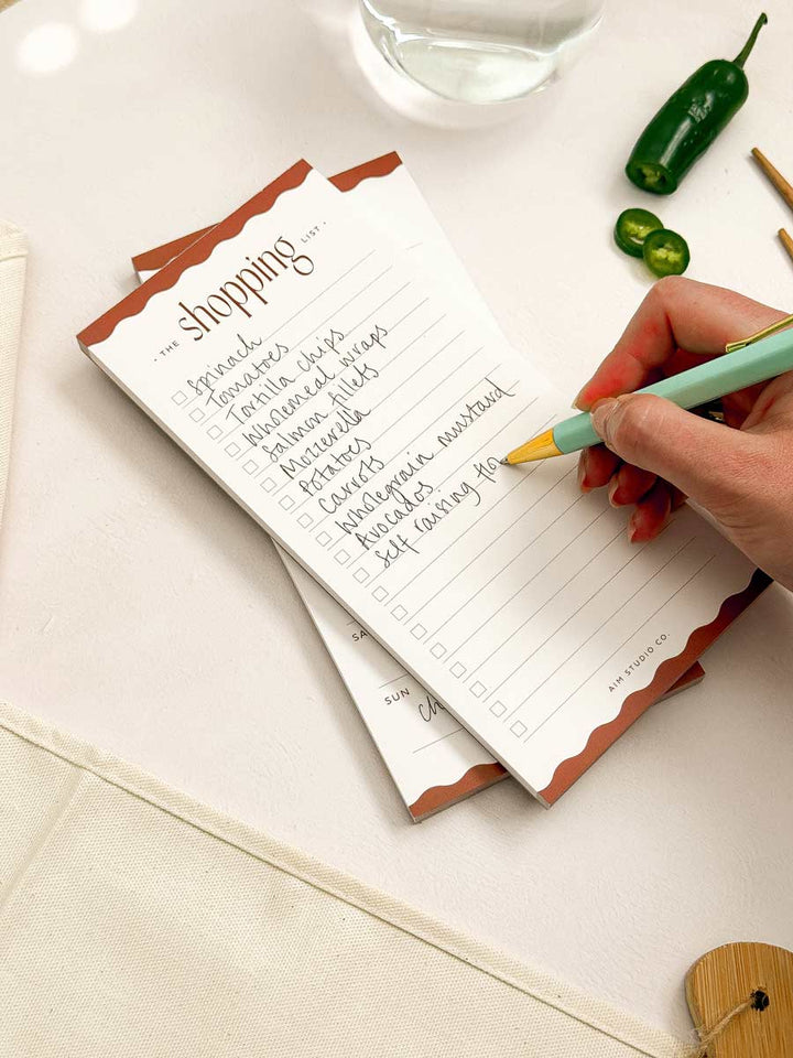 Shopping List Notepad | DL Grocery List Pad
