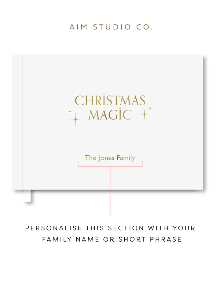 SECONDS | Personalised 'Christmas Magic' Memory Book