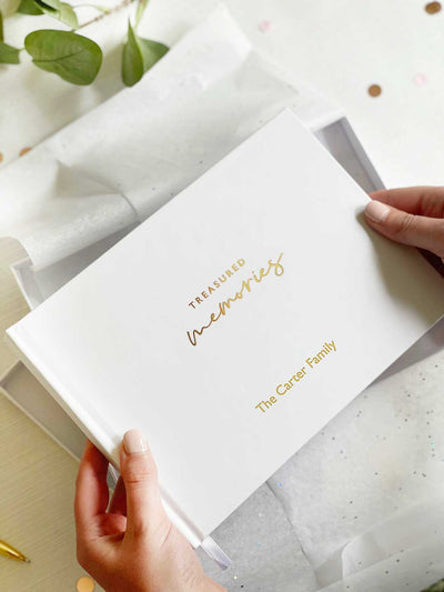 'Treasured Memories' Hardcover Memory Book