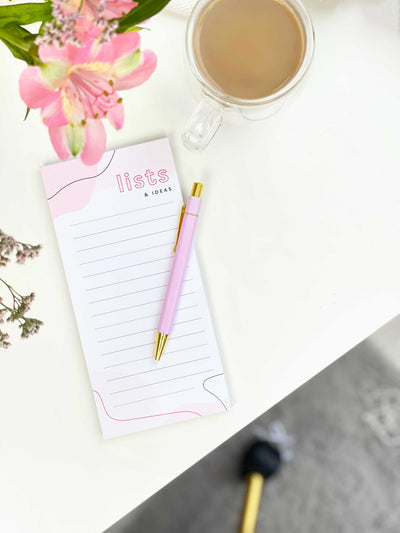 Lists and Ideas Notepad