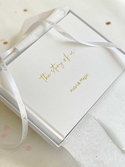 SECONDS | Personalised Hardback Couples Memory Book