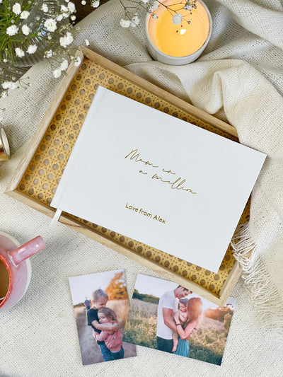 Personalised 'Mum in a Million' Hardcover Memory Book