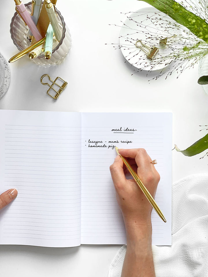SECONDS: A5 Lined Notebook